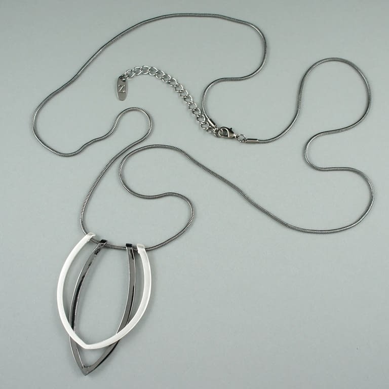 Lexie graphite necklace Zigi Jewellery