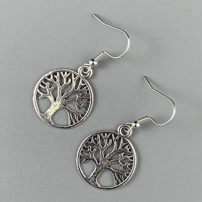 Ashley earrings - Zigi Jewellery - silver tree of life earrings, gift ...